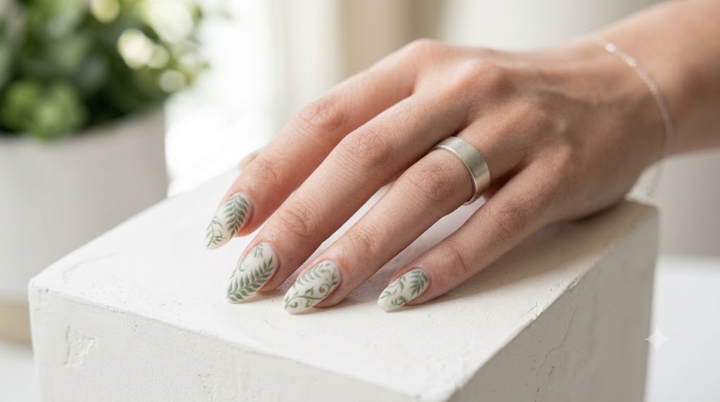Sage Green Botanical Art